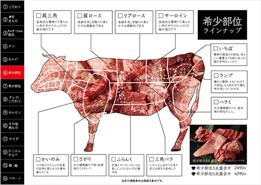 近江焼肉ホルモン すだく メニュー4